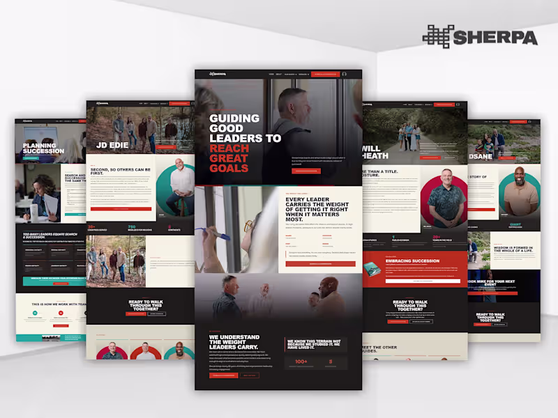 Cover image for Custom Kajabi Design & Development for Sherpa