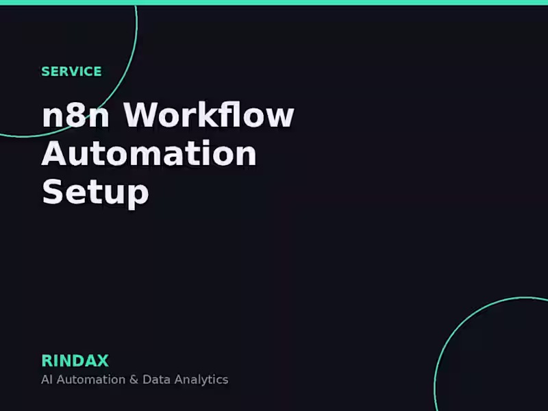 Cover image for n8n Workflow Automation Setup
