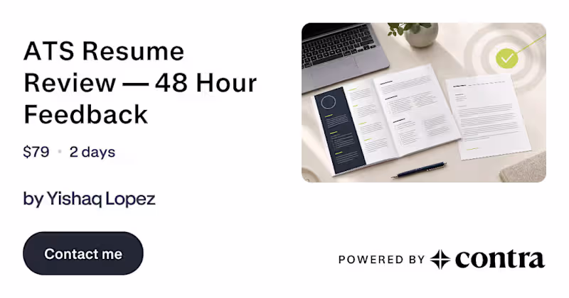 Cover image for ATS Resume Self-Check + 5 Actionable Notes