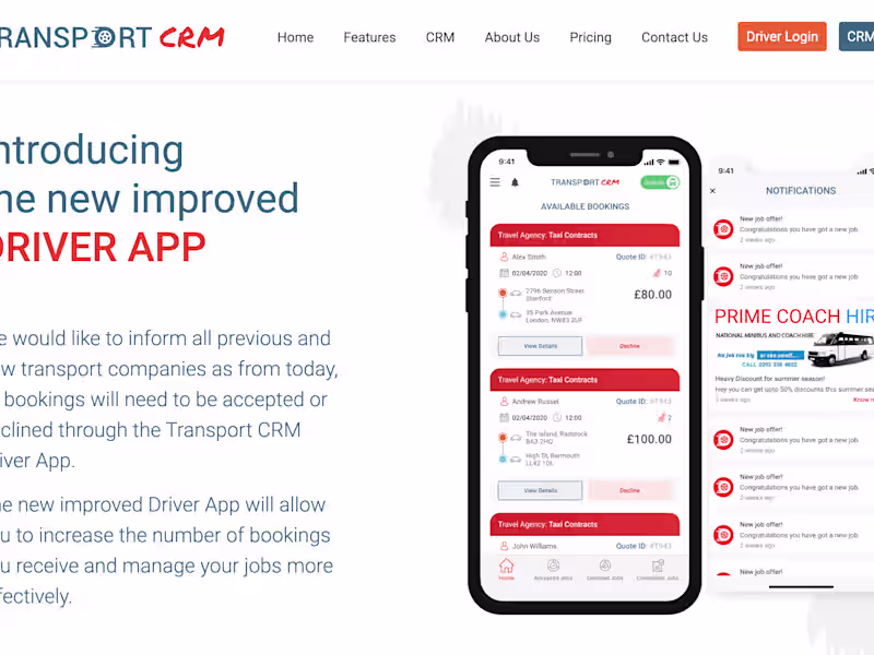 Cover image for Transport CRM