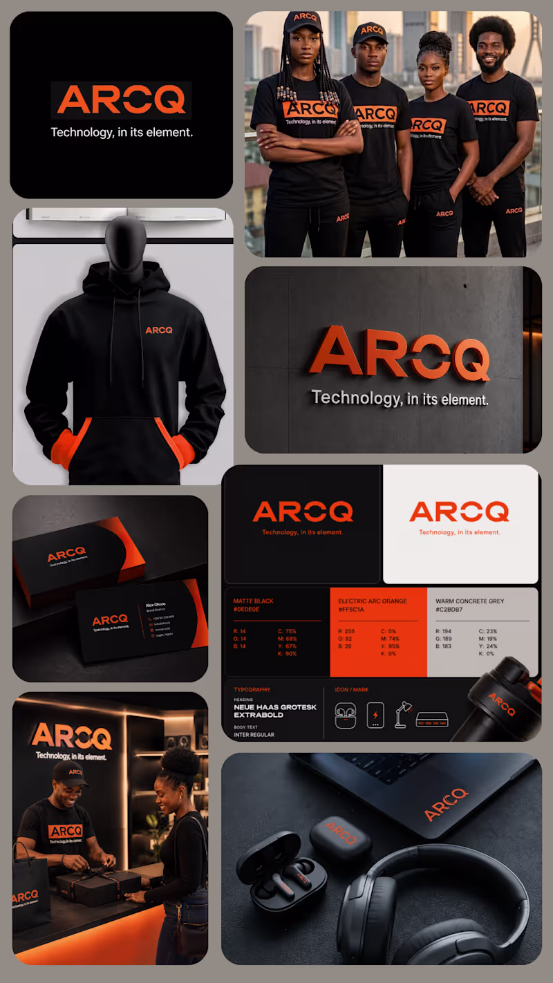 Cover image for Brand Identity Development for ARCQ