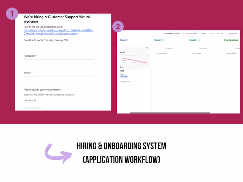 Cover image for 📌 Hiring & Onboarding System