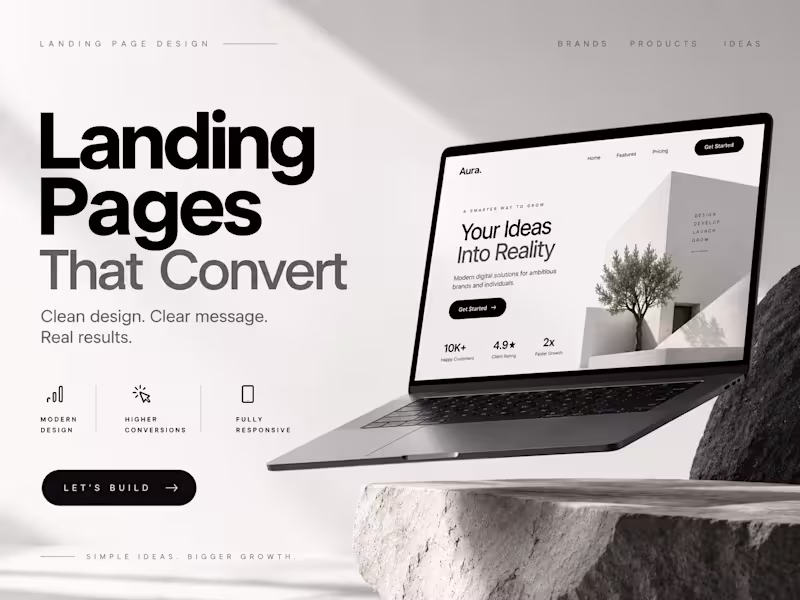Cover image for Landing Page Design