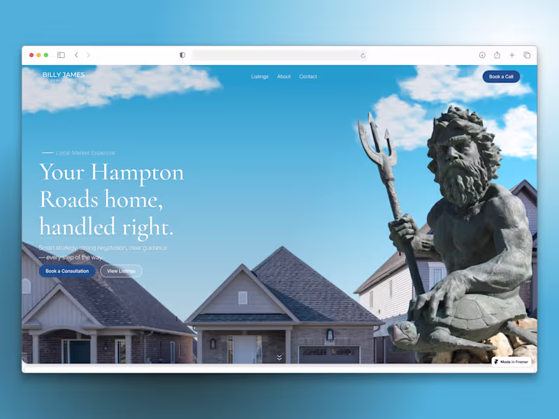 Cover image for Real Estate Agent Site -