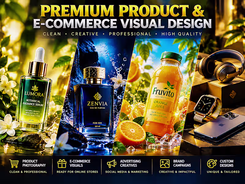 Cover image for Product & E-Commerce Visual Design