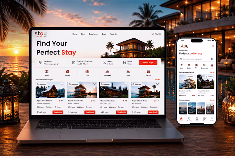 Cover image for A Modern Short-Stay Rental Platform
