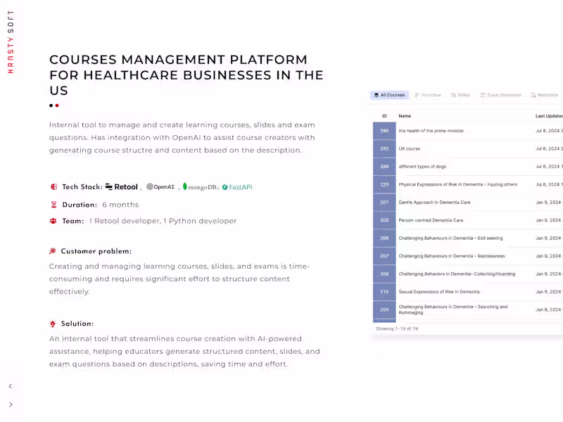 Cover image for Courses Management Platform
