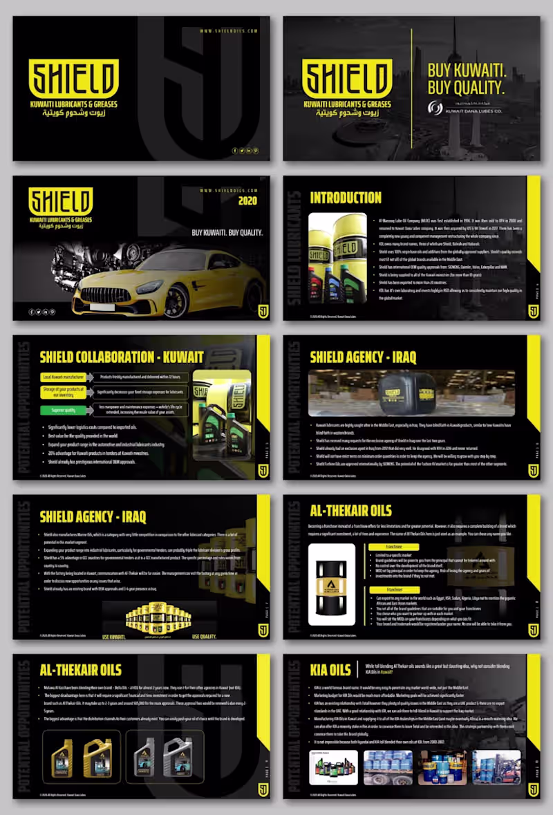 Cover image for Shield Oils – Corporate Presentation