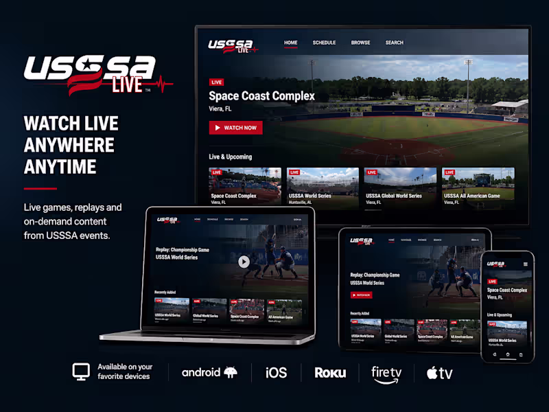 Cover image for Embedded 4K Sports Streaming System for USSSA Live