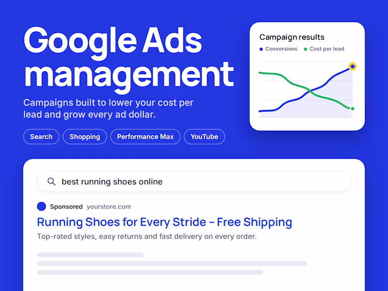 Cover image for Data-Driven Google Ads Management & High-ROAS Scaling