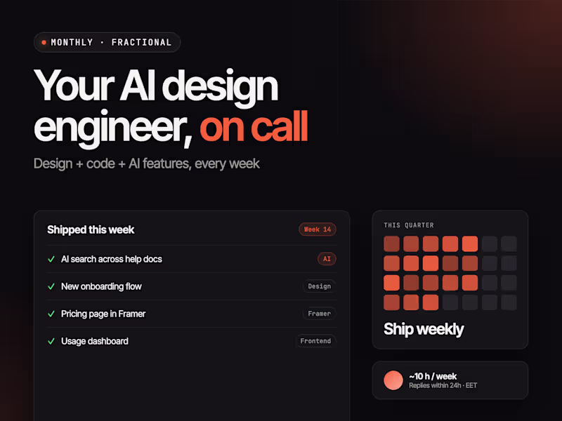 Cover image for Fractional AI Design Engineer