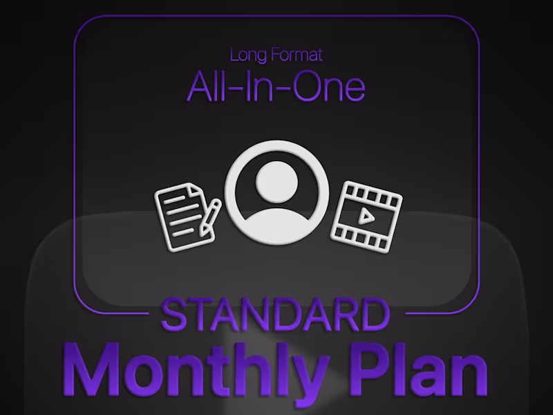 Cover image for Long Format - All-In-One - Standard - (MONTHLY PLAN)