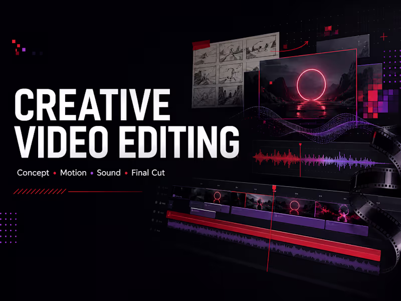 Cover image for Creative & AI Video Editing | Ads, Podcasts & Social Media