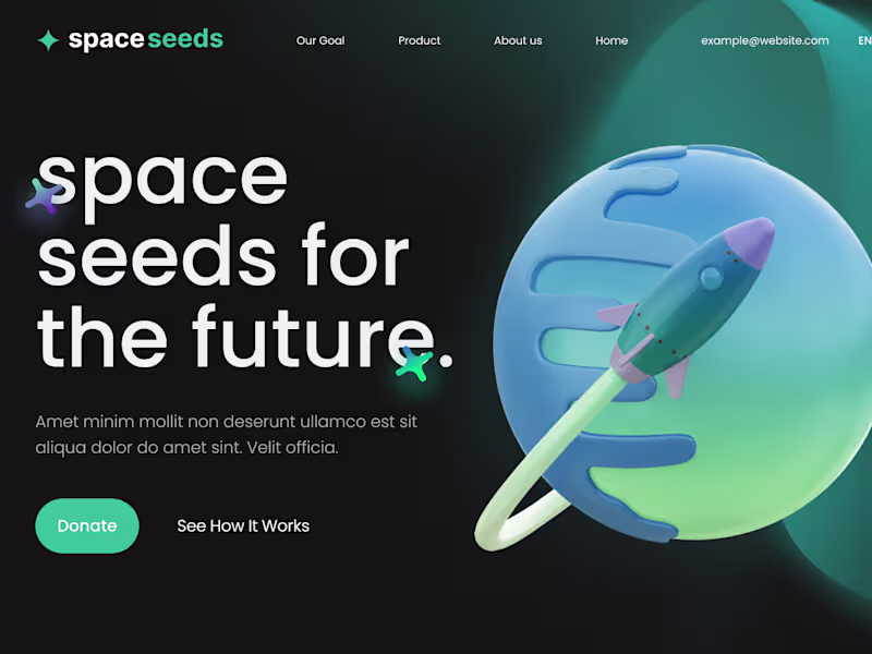 Cover image for Spaceseeds Website Design