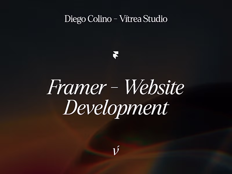 Cover image for Framer – Website Development