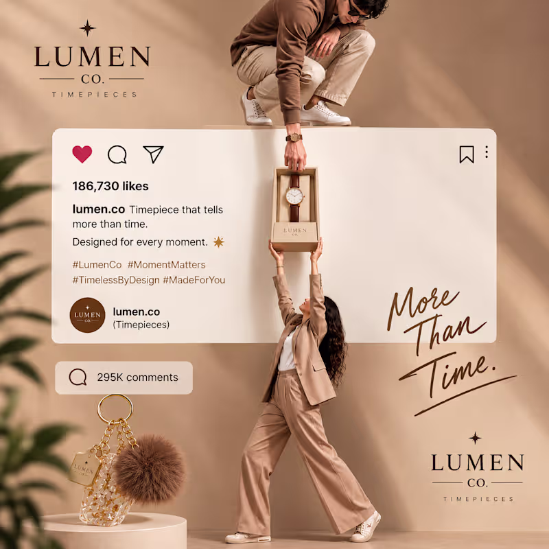 Cover image for Luxury Watch Social Media Campaign