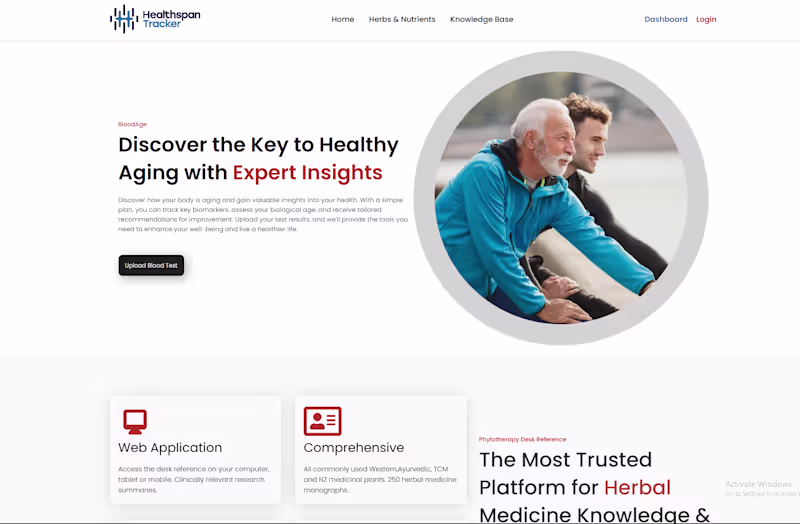 Cover image for Healthspan Tracker