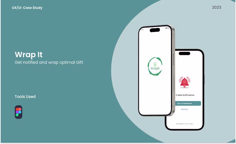 Cover image for WrapIt – Mobile App UI/UX Case Study