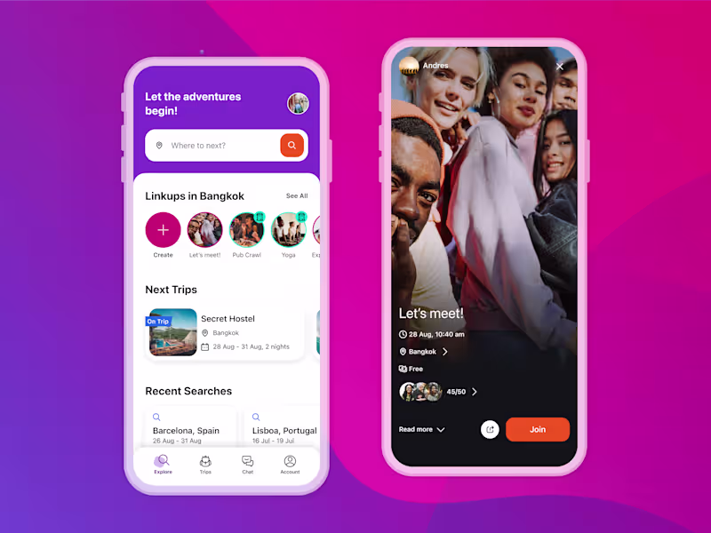 Cover image for Hostelworld Apps Redesign