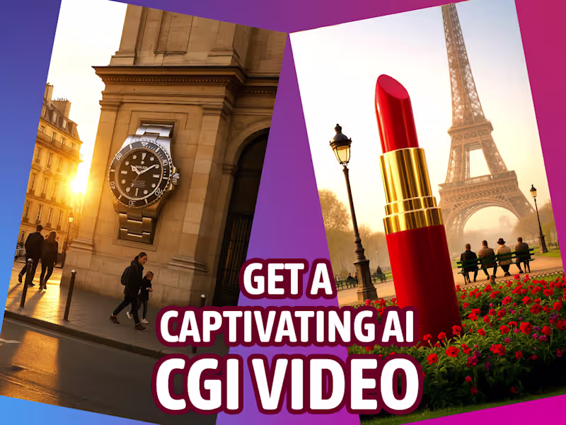 Cover image for You will get a Captivating AI CGI Product Video 🎧