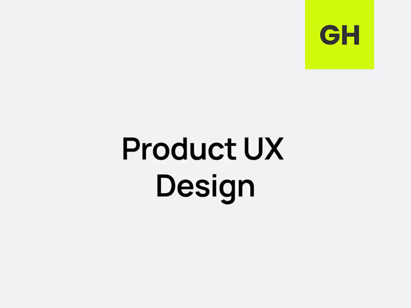 Cover image for Product UX Design