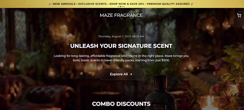 Cover image for Official e-commerce platform for Maze