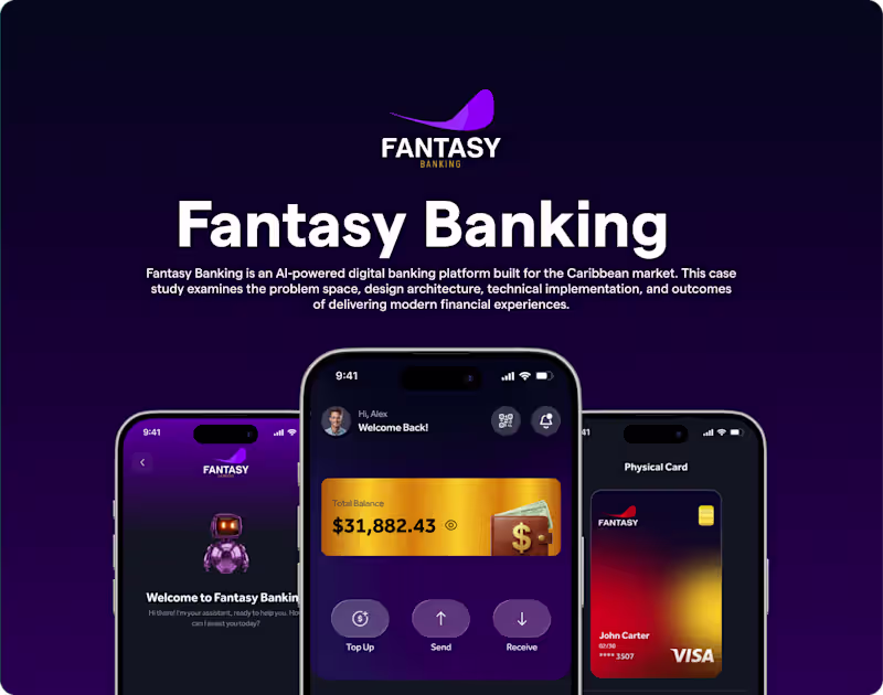 Cover image for Fantasy Banking - AI-Embedded Financial Platform