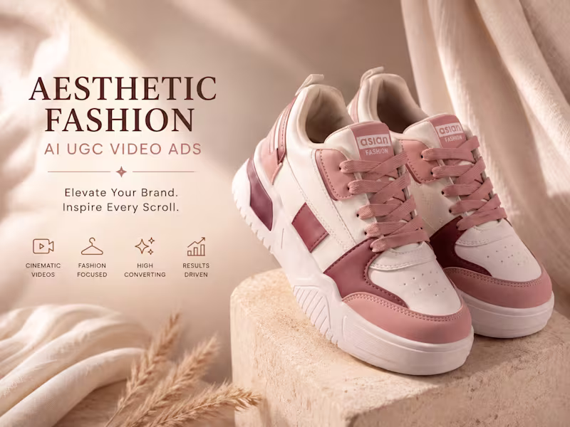 Cover image for Aesthetic Fashion & Apparel AI UGC Video Ads(10-30s)