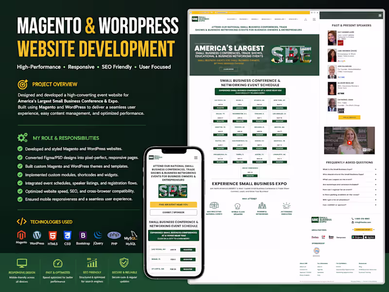 Cover image for Developed and styled Magento and