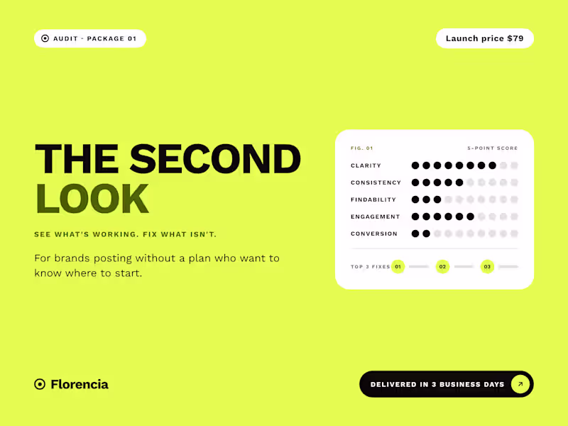 Cover image for The Second Look: See what's working. Fix what isn't