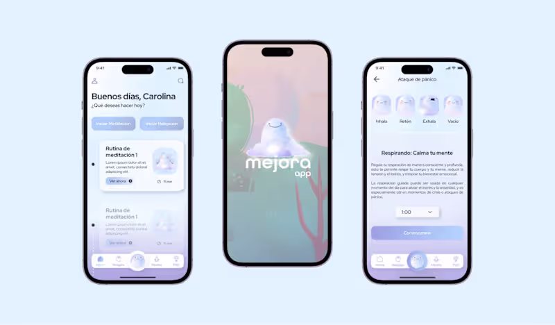 Cover image for Mejora App Design & Branding