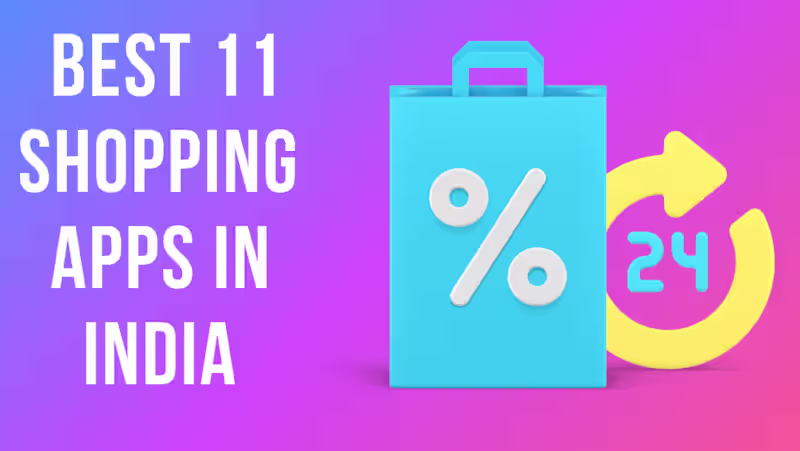 Cover image for best 11 shopping apps in India