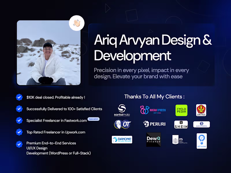 Cover image for UI/UX DESIGN (Website & Mobile / App)