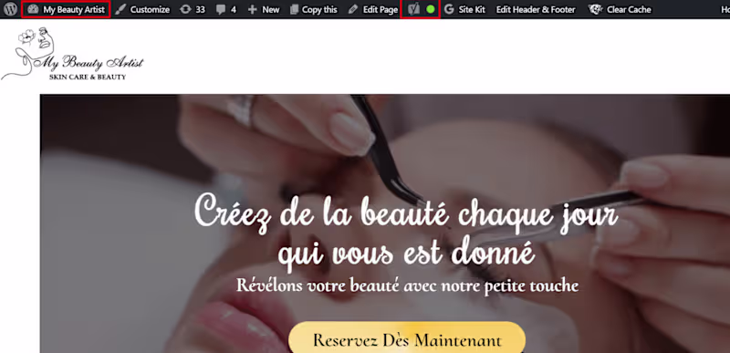 Cover image for On-Page & Technical SEO Report For mybeautyartists.com