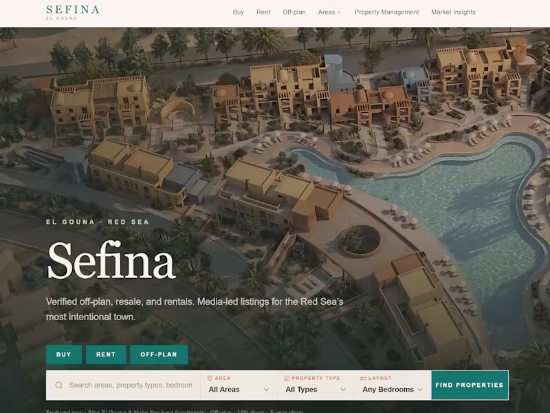 Cover image for Sefina: Full-Lifecycle Real Estate Platform