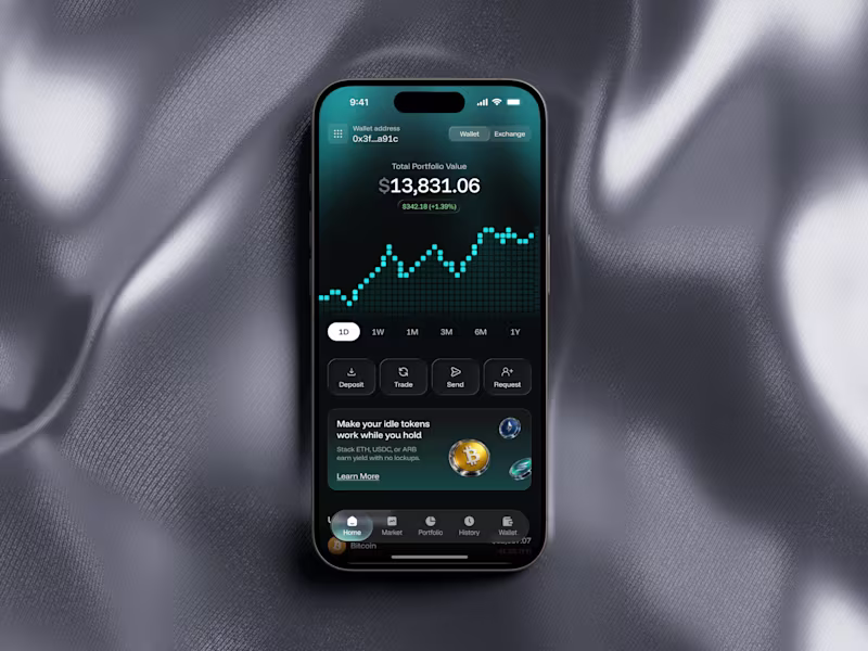 Cover image for Vortex — Non-Custodial Crypto Wallet & Active Asset Staking App