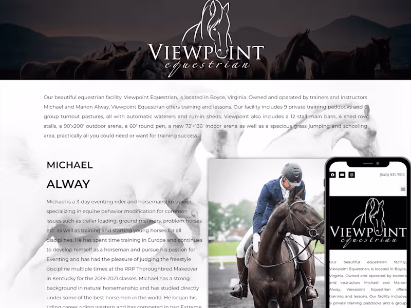 Cover image for Viewpoint Equestrian