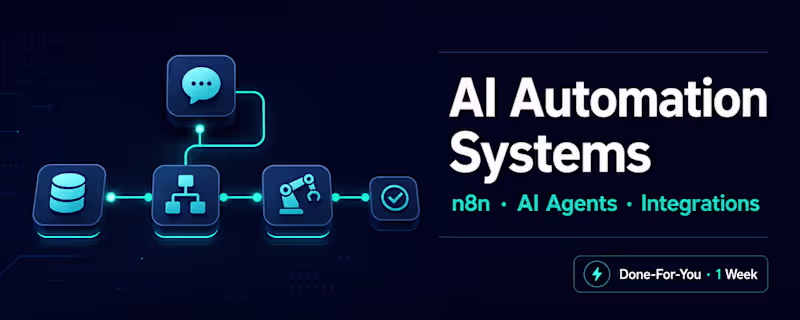 Cover image for DFY AI Automation System in n8n | Agents + Integrations