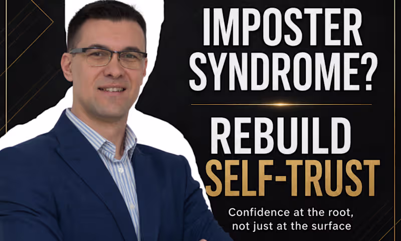 Cover image for I will be your mindset coach to overcome imposter syndrome