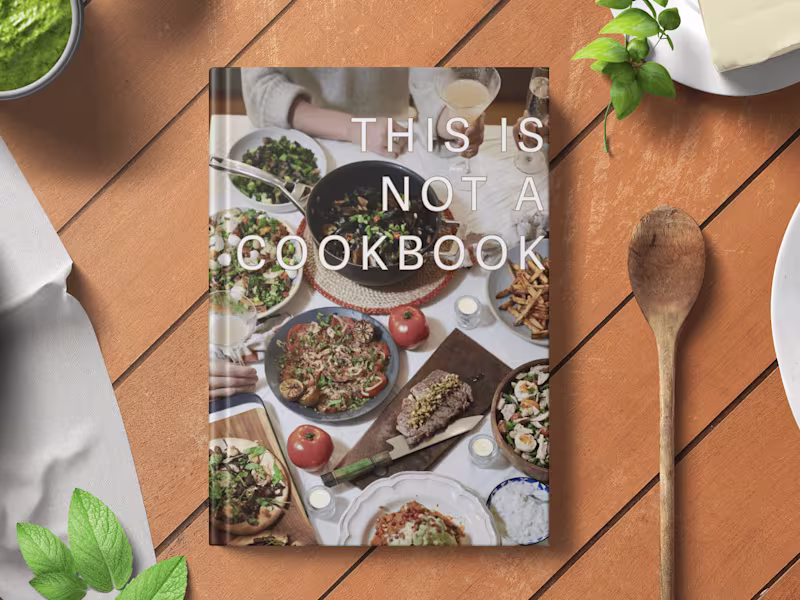 Cover image for "This is Not a CookBook" Cookbook