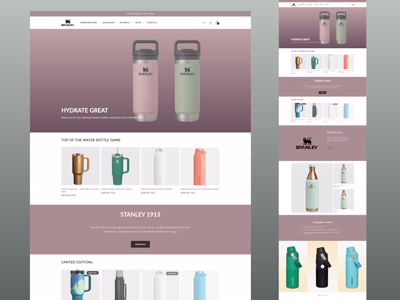 Cover image for Shopify Ecommerce Website. 
