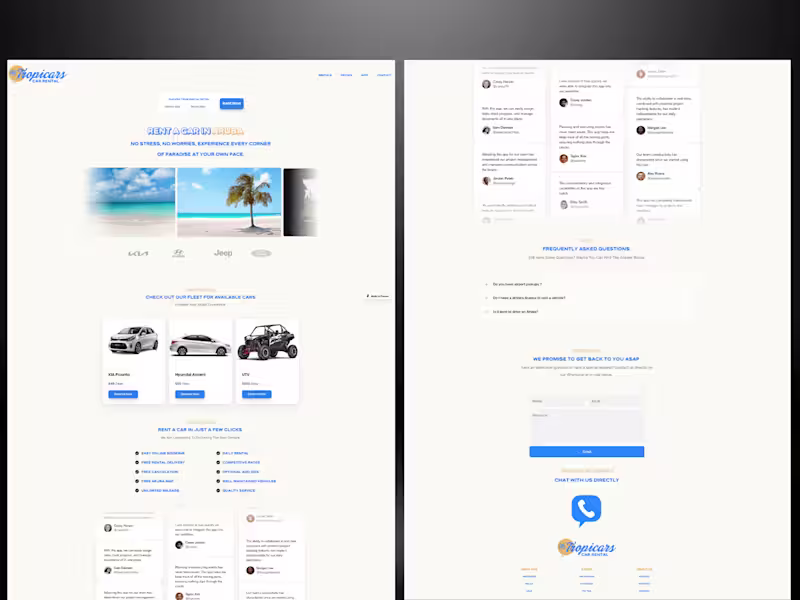 Cover image for Car Rental Website