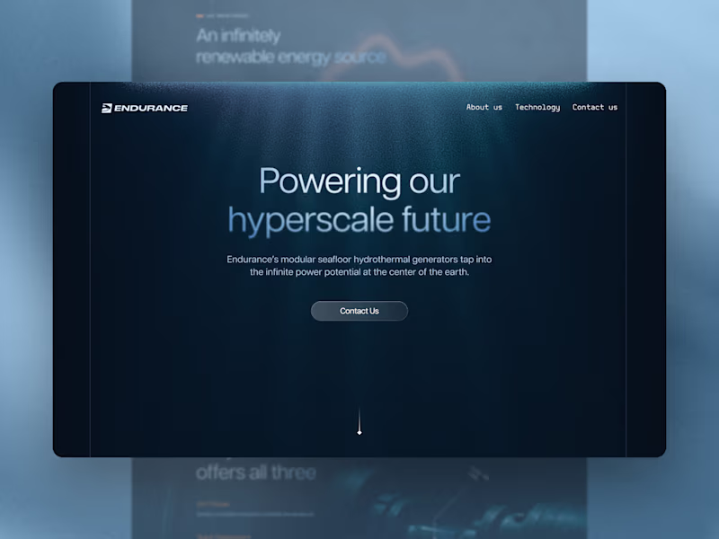 Cover image for Framer website design for Endurance Energy