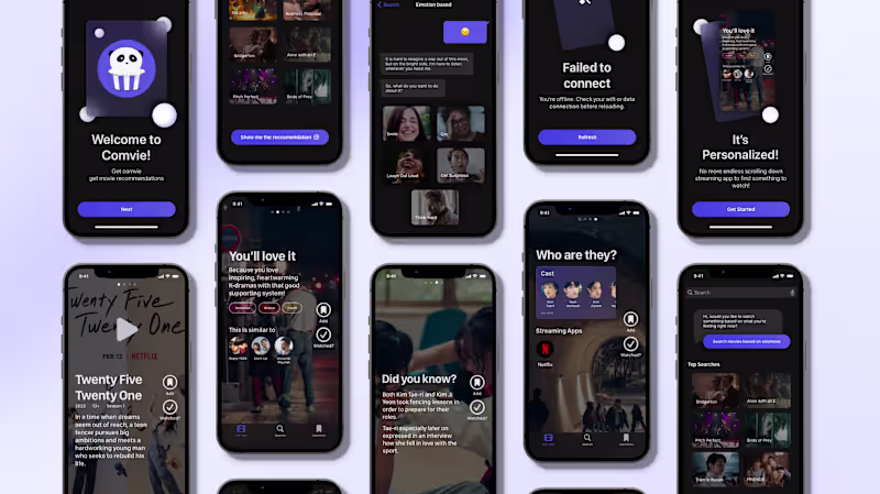 Cover image for Comvie: helping young adults decide what to watch