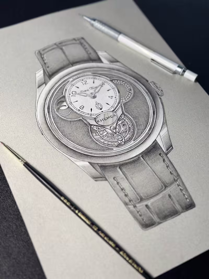 Cover image for Khemea — A Hand-Painted Watch Design Study for Shona Taine