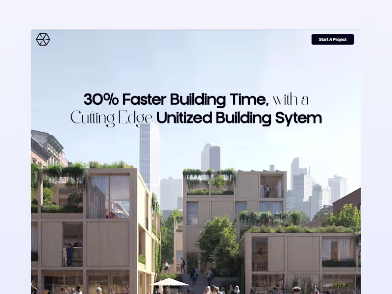 Cover image for Future-Forward Website for Qube Modular Construction