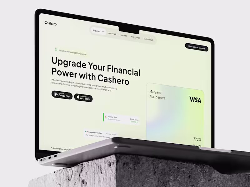 Cover image for Cashero Framer Website