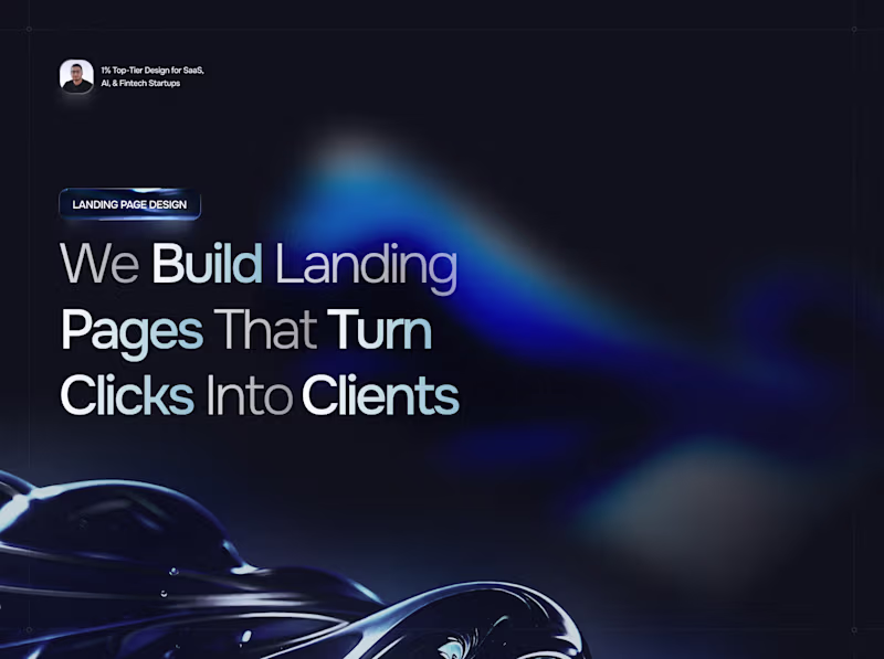 Cover image for Landing Page Design (High-Conversion-Focused)