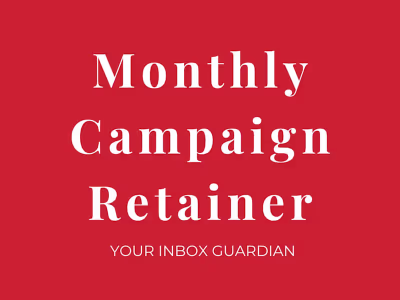 Cover image for Monthly Campaign Retainer
