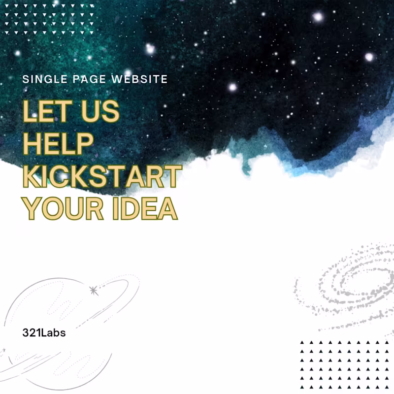 Cover image for Single page website 